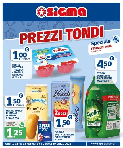 Prezzi tondi
