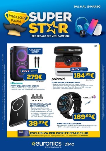 SUPER STAR - IDEE REGALO PER VERI CAMPIONI