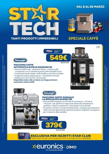 STAR TECH - SPECIALE CAFFÈ