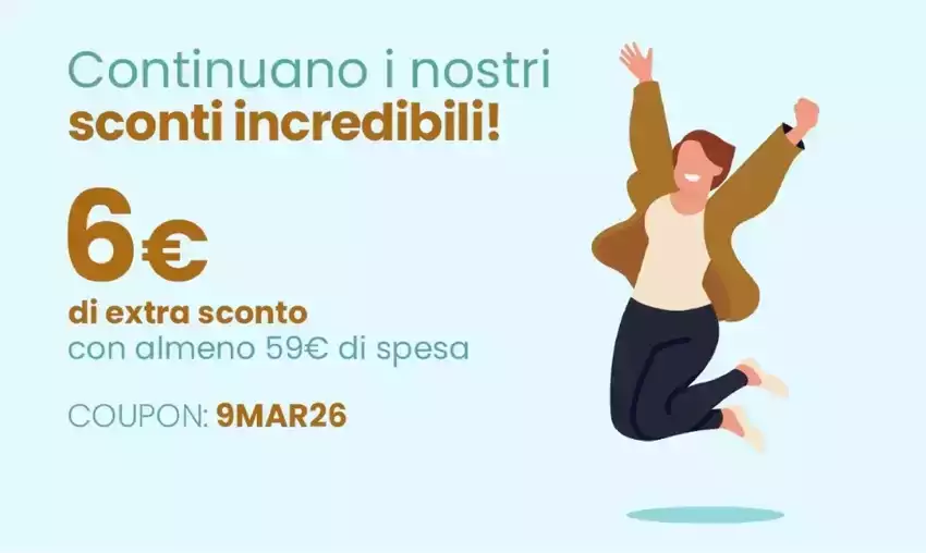 Continuano i nostri sconti incredibili! Continuano i nostri sconti incredibili!