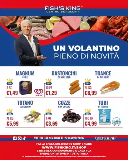 Un volantino pieno di novita