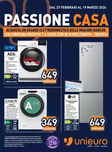 Passione casa da Unieuro! Passione casa da Unieuro!