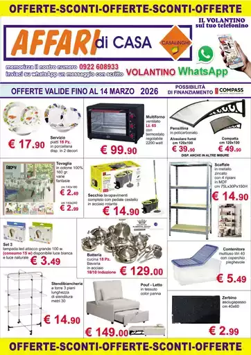 Offerte valide fino al 14 marzo