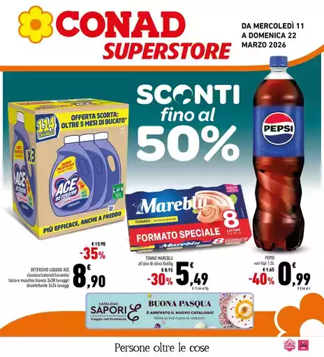 Sconti fino al 50%