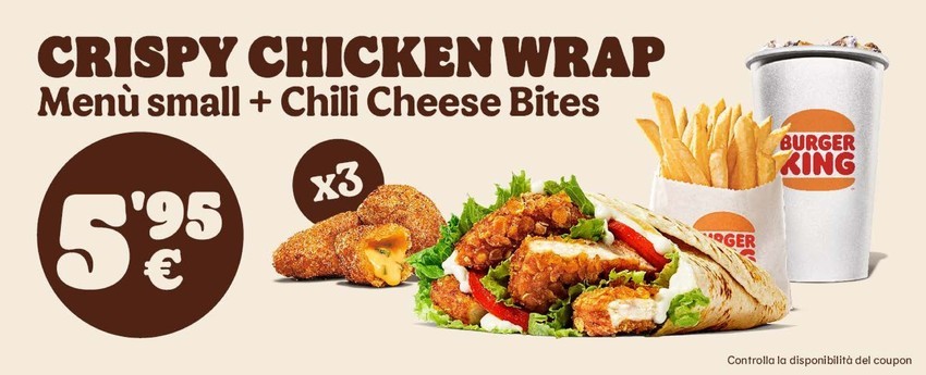 Crispy chicken wrap
