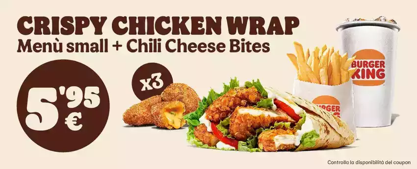 Crispy chicken wrap