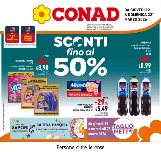 Sconti fino al 50%