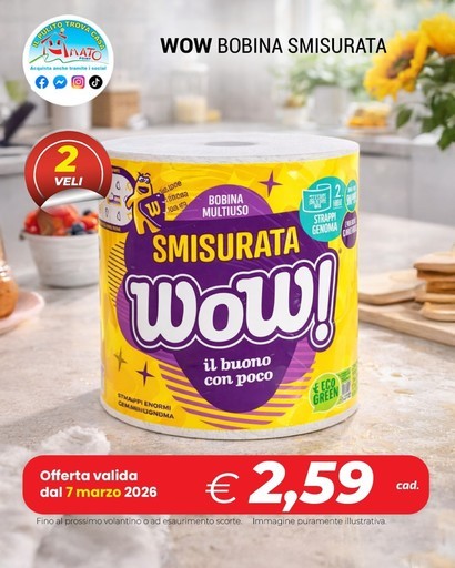 Wow bobina smisurata