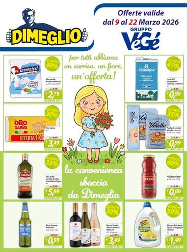 Offerte valide dal 9 al 22 Marzo 2026 Offerte valide dal 9 al 22 Marzo 2026