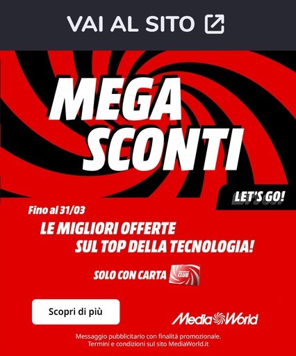 Mega sconti da MediaWorld!