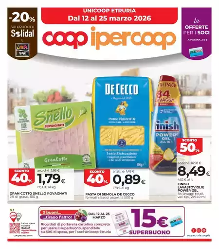 Dal 12 al 25 marzo 2026