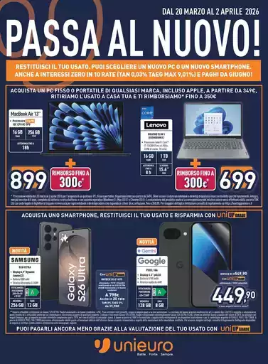 Passa al nuovo da Unieuro!