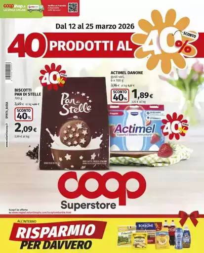 Tanti prodotti al 40% Tanti prodotti al 40%