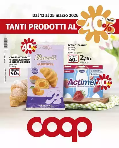 40 prodotti al 40% di sconto
