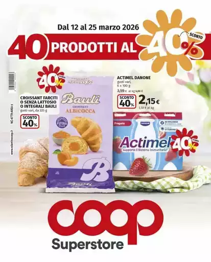 40 prodotti al 40% di sconto 40 prodotti al 40% di sconto