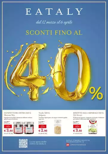 SCONTI FINO AL 40%
