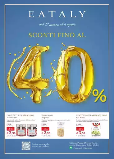 SCONTI FINO AL 40%