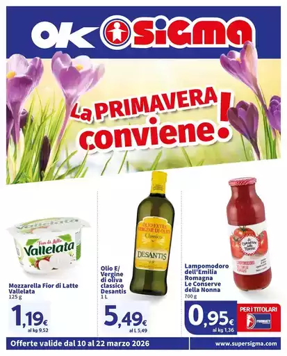 La primavera conviene! , Ok Sigma