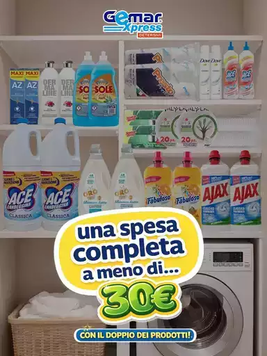 Una spesa completa a meno di 30 euro