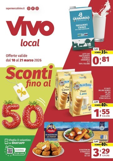 Sconti fino al 50%