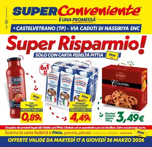 Super Risparmio! Super Risparmio!
