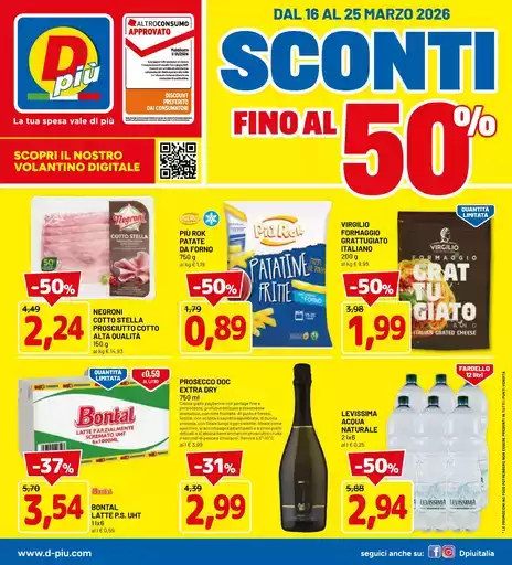 Sconti fino al 50%