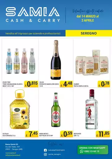 Dal 14 marzo al 3 aprile