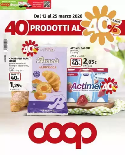 40 prodotti al 40% di sconto 40 prodotti al 40% di sconto
