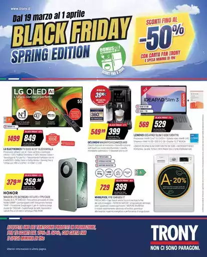Black Friday Spring Edition
