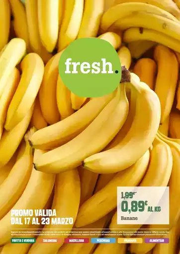 Promo valida dal 17 al 23 marzo