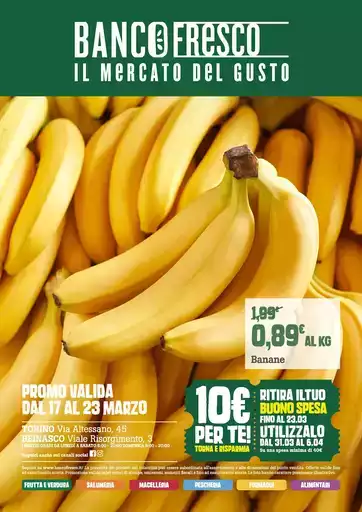 Promo valida dal 17 al 23 marzo