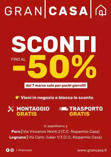 Sconti fino al -50%