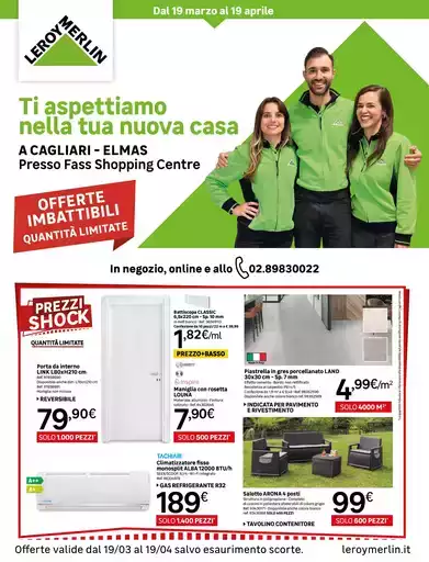 Nuova apertura Leroy Merlin a Cagliari!