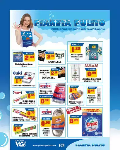 Promo valide dal 18 marzo al 14 aprile