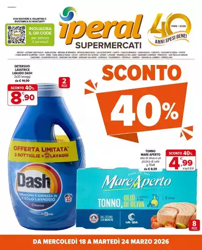 Sconto 40%