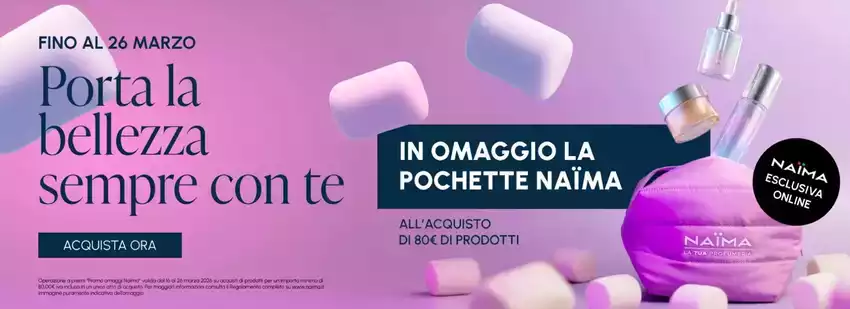 Porta la belleza sempre con te