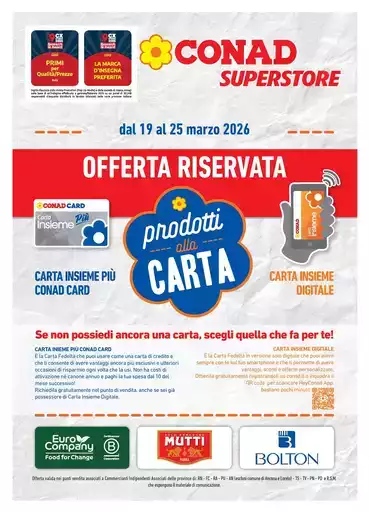 PRODOTTI ALLA CARTA