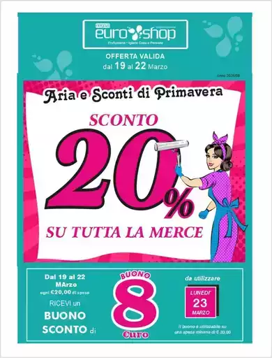 Sconto 20% Sconto 20%