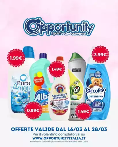 Offerte valide dal 16/03 al 28/03