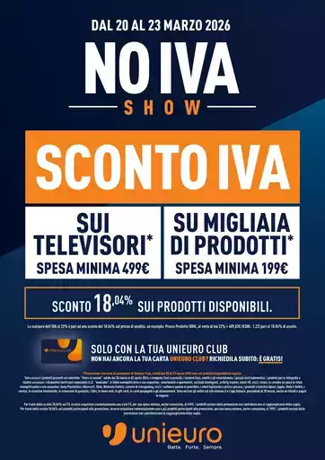 NO IVA Show da Unieuro!