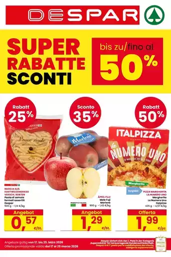 Sconti fino al 50%