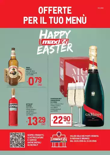 Offerte per il tuo Menù - MAXI
