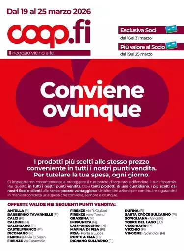 Dal 19 al 25 marzo 2026