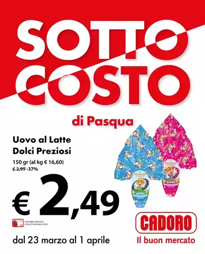 Sottocosto di pasqua