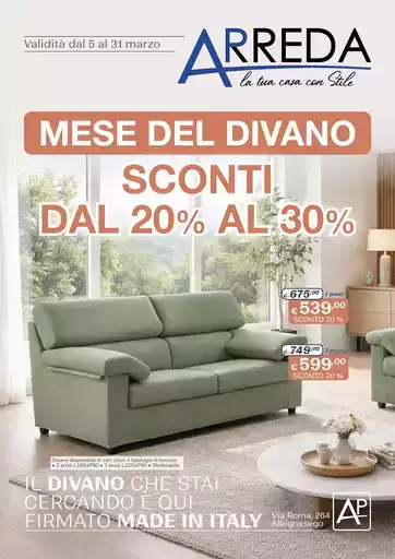 Sconti dal 20% al 30% Sconti dal 20% al 30%