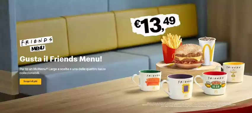 Gusta il friends menu!