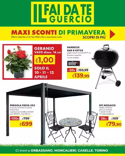 Maxi sconti di primavera Maxi sconti di primavera