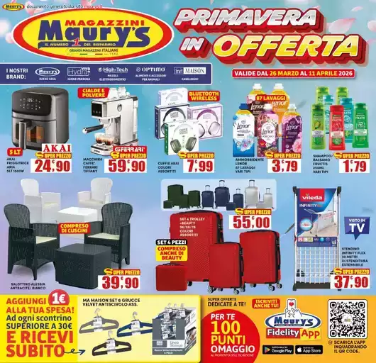 Primavera in offerta Primavera in offerta