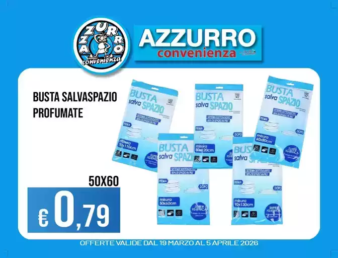 Offerte valide dal 19 marzo al 5 aprile