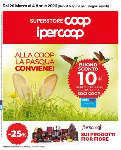 Alla Coop la Pasqua conviene!